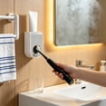 thumbnail image 4 of Wall Mounted Automatic Toothpaste Dispenser with No-Drill Design, Bathroom Accessory Storage Rack, Easy Install Squeezer Holder for Home Bathroom Organization and Washroom Decor, Gray, 4 of 7