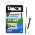 thumbnail image 3 of Tornillo Tapcon 24343, 1/4 pulgadas x 4,4 cm, cabeza hexagonal negra, 75 unidades, 3 of 4