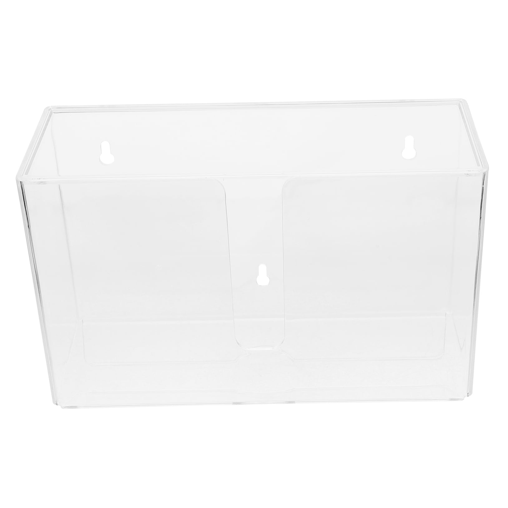 FRCOLOR Guest Towel Napkin Holder Clear Bathroom Napkin Holder Paper Towel Dispenser Wall Mount Versatile Paper Towel Holder for Bathroom Kitchen and Office