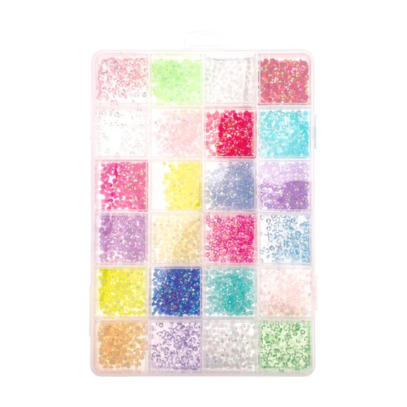 Unique Bargains 1 Set Resin Rhinestone Nail Supplies Assorted Color 1 Set