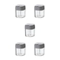 thumbnail image 3 of Monstrate Dispensador de salero y pimentero 4 en 1, tarro de condimentos de plástico con tapa, contenedor de almacenamiento de condimentos para barbacoa, Gris 5piezas Monstrate CBP229265, 3 of 5