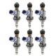 thumbnail image 1 of Boquilla inyector de combustible Unique Bargains para Lexus GS350 6uds Tono Plateado, 1 of 7