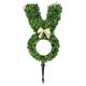 thumbnail image 2 of Planta Falsa Pascua Bonsai Artificial Boxwood Rabbit Topiary (H), 2 of 9
