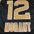 thumbnail image 3 of Embroidered Basketball Suit Grizzlies 12 Black Select Edition MEMPHIS MORANT basketball jersey, 3 of 5