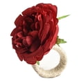 thumbnail image 3 of Elegant 6pcs Flower Napkin Rings - Perfect for Weddings & Special Occasions! Red, 3 of 9