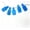 5pcs, variant on 5 Pcs Cable Labels, Write On Cord Labels Tags for Electronics, Wire Markers Electrical, Reusable Large Size Plastic Label for Charging Cords Management and Identification, Blue