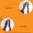 thumbnail image 5 of 9.18ft Halloween Tinsel Garland Black Orange and Purple Shiny Garland Halloween Party Decorations, 5 of 7