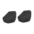 thumbnail image 3 of Fundas para asientos de barco de 2 piezas, fáciles de instalar y mantener, resistentes y universales. Negro, 3 of 8