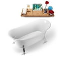 thumbnail image 3 of 59" Streamline N1080WH Clawfoot Tub and Tray With External Drain, 3 of 4