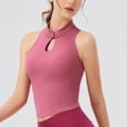 thumbnail image 1 of mfyjkho Camisetas Sin Mangas Para Mujer, Camiseta Deportiva Ajustada De Color Liso Para Mujer, Moderna, Para El Tiempo Libre Y El Fitness Tops Casuales Para Mujer Xl, 1 of 9