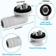 thumbnail image 2 of QZS Air Conditioner Drain Hose,1Pack Portable Universal AC Drain Pipe Replacement,Durable Leakproof Ac Hose for Home,Office, 2 of 6