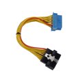 thumbnail image 4 of Adaptador macho-hembra de 16 pines de 24,8 cm para diagnóstico de automóviles, compatible con cable extensor OBD2 universal Mercedes Benz, 4 of 8