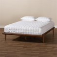 thumbnail image 6 of Allora Mid-Century Wood Full Platform Bed in Walnut Brown, 6 of 7
