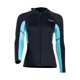 thumbnail image 2 of Traje de neopreno chaqueta traje de buceo manga larga cremallera frontal traje de buceo traje de neopreno superior Mujer Azul XS, 2 of 8