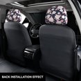 thumbnail image 2 of Goofa Leaves Flower Pattern 2 PCS Car Headrest Cover, Headrest Protector,Universal Interior Car Accessories, 2 of 6