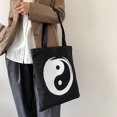 thumbnail image 3 of Bolso de mano informal con estampado de lona Tai Para Chi mujer YONGSHENG bolso de hombro gran capacidad, 3 of 5
