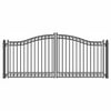 ALEKO DG18DUBD Steel Dual Swing Driveway Gate - DUBLIN Style - 18 x 6 Feet