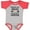 Baseball Heather and Red, variant on Inktastic Only the Best Nieces Get Promoted to Cousin Boys or Girls Baby Bodysuit