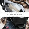 thumbnail image 4 of Paw Print Weekender Sports Bag with Interior Zipper Pocket - Large Capacity Gym Bag for Soccer and More, 4 of 6