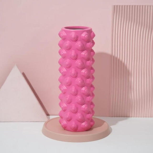 Columna de yoga con forma de pico hueco de 33 cm, barra de equilibrio de espuma hueca, columna de yoga para Pilates