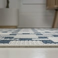 thumbnail image 6 of JONATHAN Y TUSCAN SUN 4 x 6 Area Rug, Cyrus Geometric Tile Pattern - Navy/Cream, TSN200B-4, 6 of 8