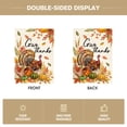thumbnail image 7 of Sm:)e Welcome Pumpkin Turkey Corn Thanksgiving Garden Flag 12 x 18 Inch, Double-Sided Printing, Outdoor Welcome Decor for Yards, 7 of 7
