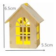 thumbnail image 3 of 10LED Navidad casa de madera cadena lámpara dormitorio decoración batería pequeña lámpara cadena - 2m 10 lámpara batería, 3 of 5