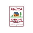 thumbnail image 3 of Realtor Parking Novelty Sign, Metal Wall Decor - 10x14 inches, 3 of 4