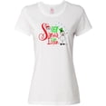 thumbnail image 3 of Inktastic Dear Santa I Can Explain Cute Snowman and Snowflakes Women's T-Shirt, 3 of 5