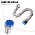 thumbnail image 3 of G1/2" Stainless Steel Corrugated Water Heater Connector Plumbing Pipe Hose, 3 of 4