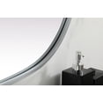 thumbnail image 6 of Elegant Decor Metal Frame Oval Mirror 27x40 Inch in Brass, 6 of 7