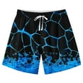 thumbnail image 3 of Cethrio Boys Shorts with Pockets, Athletic 2025 Drawstring Casual Summer Shorts Blue Size 7-8 T, 3 of 7