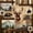Sepia Tan Cream, variant on Castle Fairy Maple Leaves Deer Twin Duvet Cover,Autumn Jungle Wildlife Twin Bedding,Rust Brown Cream,Black Reversible,2pcs,No Comforter,1 Duvet Cover and 1 Pillowcase