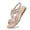 Pink, variant on CAIXIA Dressy Sandals for Women Elegant Glitter Flat Sandals for Women Summer Sparkling Rhinestone Slingback Beach Shoes with Soft Sole and Elastic Band,Silver