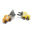 thumbnail image 4 of Melissa & Doug Wooden Construction Site Vehicles With Wooden Storage Tray (8 pcs), 4 of 6
