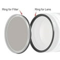 thumbnail image 4 of Kit de Anillo de Adaptador Magnético, Adaptador de Anillo de Filtro de Aleació de Aluminio Resistente A la Fotografía para Fotografía, 4 of 7