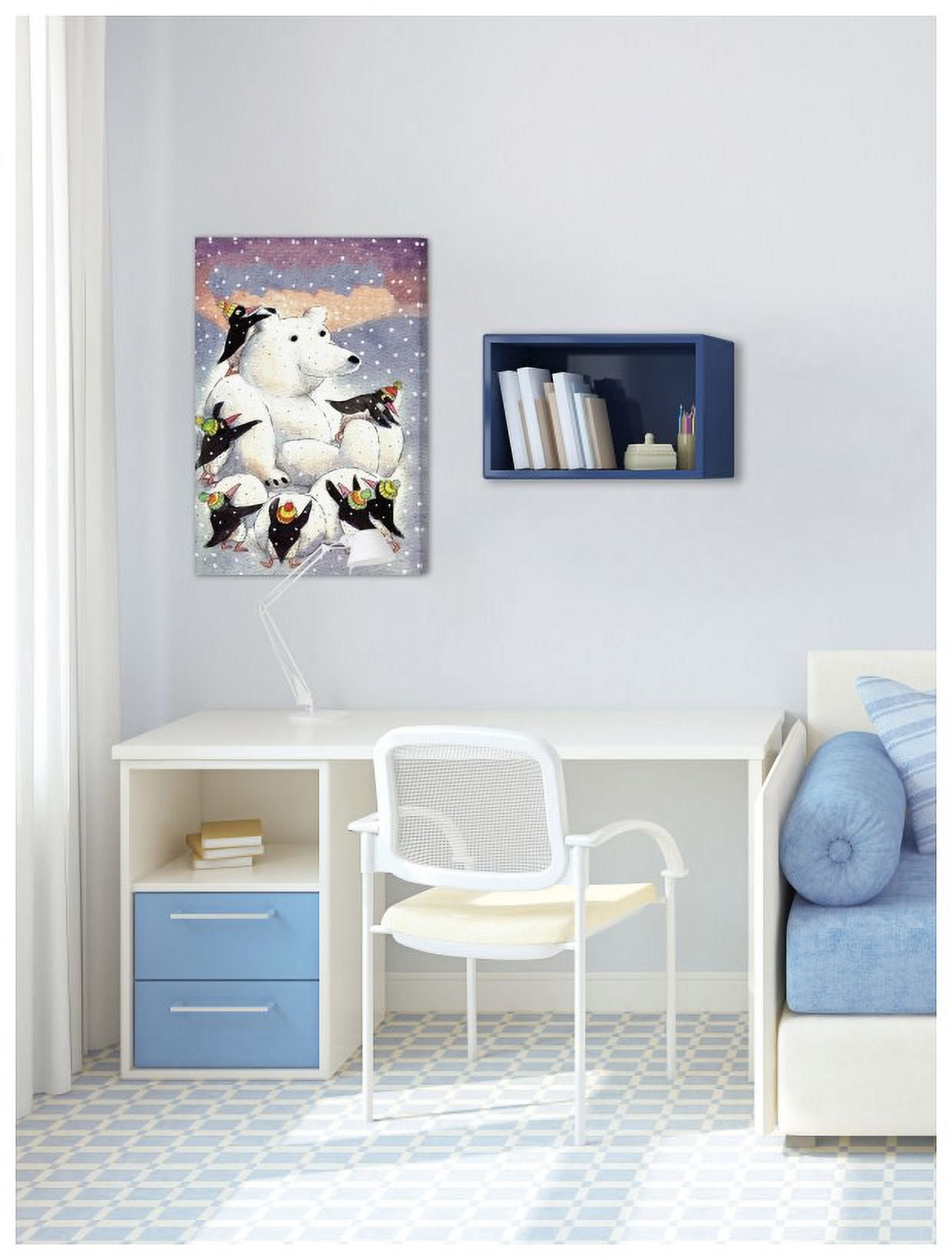 "Polar Friends" Painting Print on Canvas