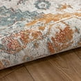 thumbnail image 5 of Laddha Home Designs 7.75' x 9.75' Orange and Beige Medallion Rectangular Outdoor Area Throw Rug, 5 of 8