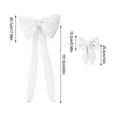 thumbnail image 3 of Large White Bow Wedding Party Birthday Decoration 18Inch Big Wall Decor Backdrop Large Wedding Bridal Shower Bachelorette Party Engagement Bow Themed Party Decorations for Room Decor, 3 of 6