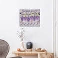thumbnail image 2 of Purple Lavender Wall Art God Says You Are Wall Decor Rustic Hummingbird Lavender Pictures Canvas Prints Motivational Framed Modern Artwork for Women Home Living Room Bedroom Bathroom 20"x16", 2 of 6