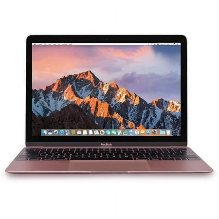 Certified refurbished Grade B Apple MacBook Retina Core M5-6Y54 Dual-Core 1.2GHz 8GB 512GB SSD 12" Notebook macOS (Rose Gold) (Early 2016) MMGM2LL/A
