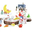 thumbnail image 4 of Adornos navideños, pequeños adornos, artesanías de resina, regalo creativo, Papá Noel, muñeco de nieve, regalo pequeño para el hogar, 4 of 4