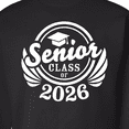 thumbnail image 3 of Inktastic Senior Class of 2026 in White with Graduation Cap Adult Sweatshirt, 3 of 4