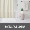 thumbnail image 7 of Waffle Shower Curtain, Thick Weighted Fabric, Wrinkle and Rust Resistant, Weighted Hem,Classic Hotel Quality Design, Machine Wash, 7 of 7