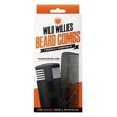 thumbnail image 1 of Peine para barba Wild Willies de madera y compuesto, doble acción, 1 of 4