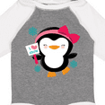 thumbnail image 4 of Inktastic Penguin Girl Snowflakes Girls Long Sleeve Baby Bodysuit, 4 of 5
