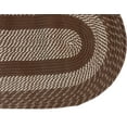 thumbnail image 3 of Better Trends Round Braided Rug, 8' (96") Diameter, Reversible Indoor Area Rug for Living Room or Bedroom, Stain-Resistant 100% Polypropylene, Newport Collection – Brown, 3 of 4