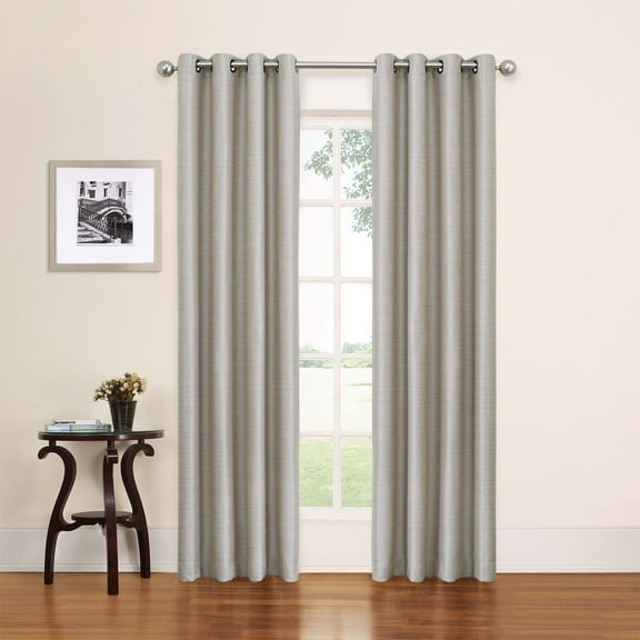 Eclipse Bryson Thermaweave 100% Room Darkening 52 x 95 Curtain Panel in Latte