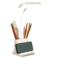 thumbnail image 3 of Lámpara de mesa LED que cuida los ojos, 3 modos de color, brillo ajustable, luz de lectura recargable para dormitorio y mesita de noche, 3 of 8