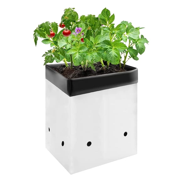 VIVOSUN 50-Pack 2 Gallon Grow Bags for Plants, Black-and-White Material for Potting Up Seedlings and Rooting